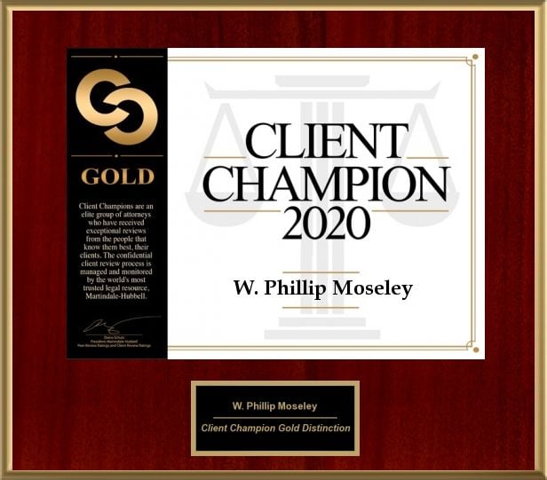Client Champion 2020 | W. Philip Moseley